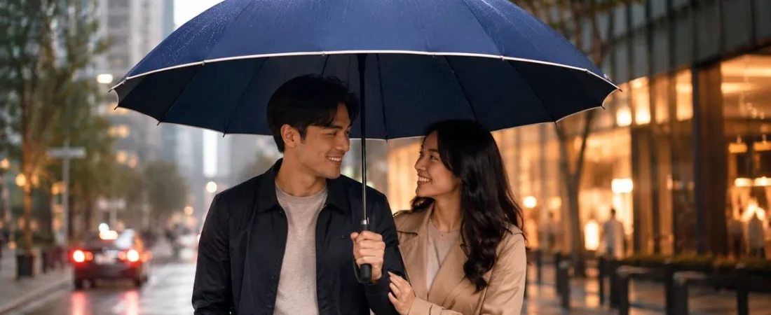 Payung Golf untuk Dua Orang: Romantis & Bebas Basah