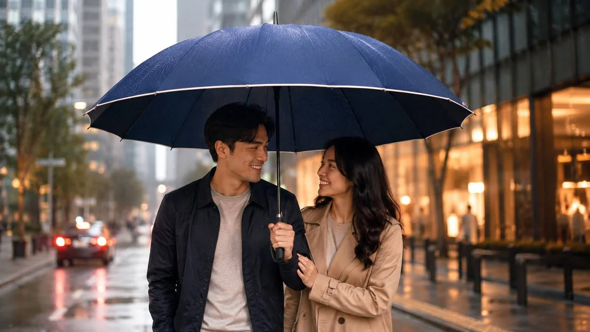 Payung Golf untuk Dua Orang: Romantis & Bebas Basah