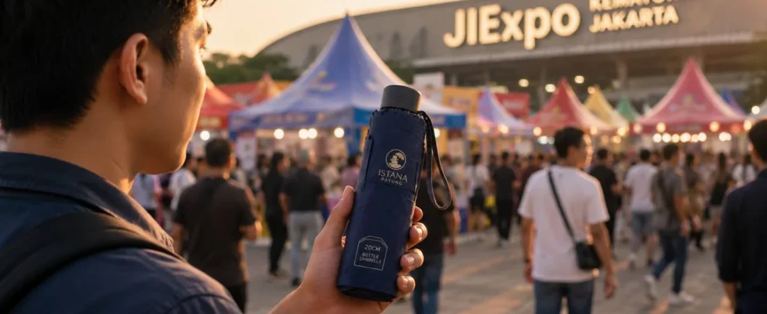 Bawa Payung Botol ke PRJ 2026: Tips Anti-Kehujanan & Panas di JIExpo Kemayoran