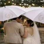payung souvenir wedding custom elegant couple