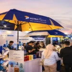payung custom booth event PRJ JIExpo Kemayoran branding