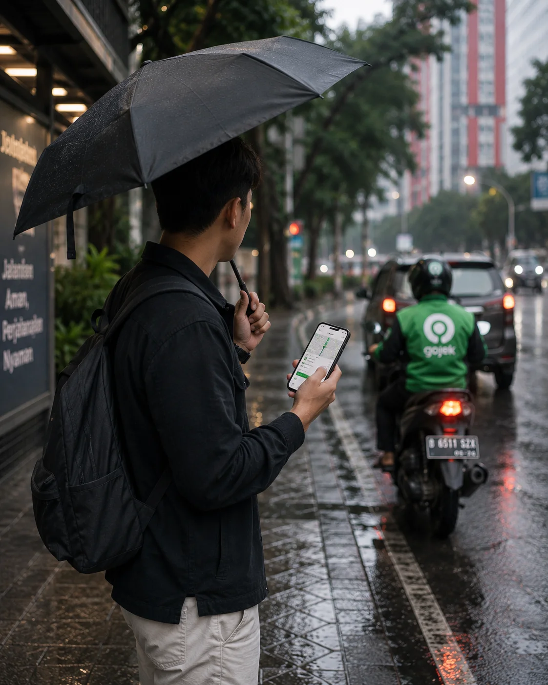Payung lipat sebagai bagian everyday carry generasi muda