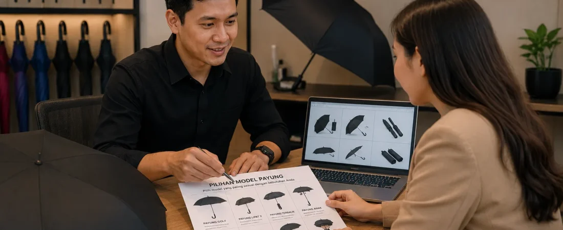 Bikin Payung Custom: Panduan Proses Order dari Nol