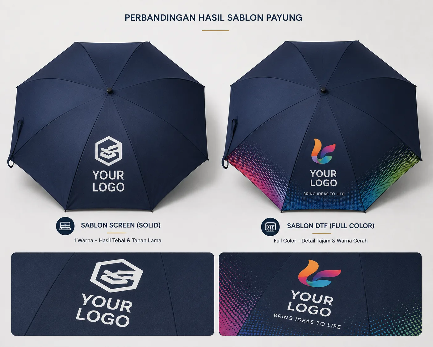 Metode Sablon Payung di Jakarta