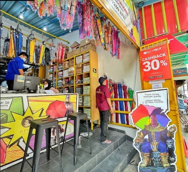 Produk Payung dan Jas Hujan di Toko Istana Payung
