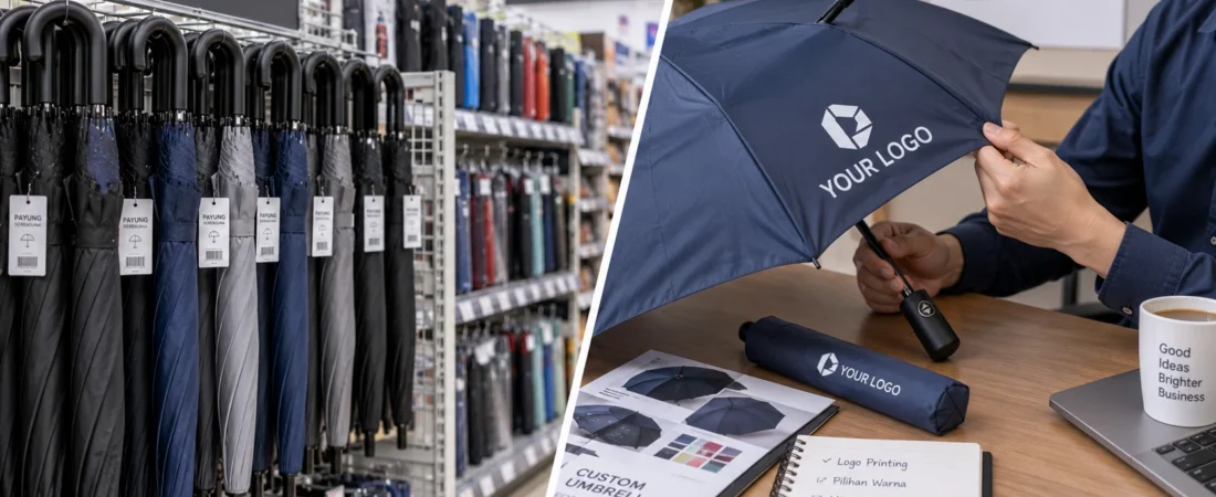 Custom vs Retail Payung dan Jas Hujan: Mana Lebih Untung